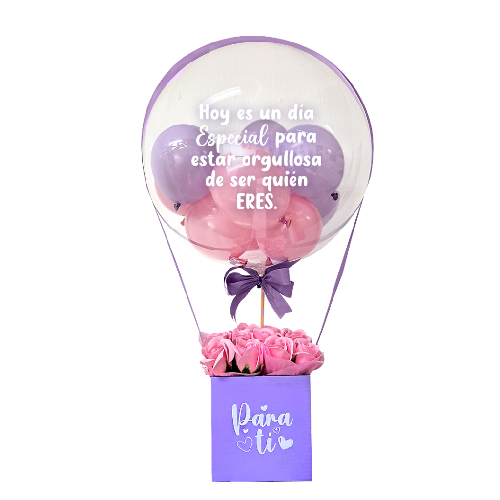 Burbuja Rosas Eternas Globocentro